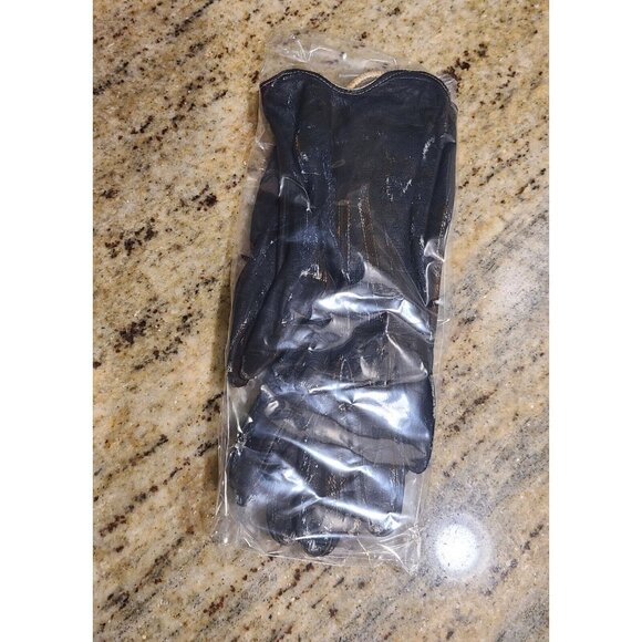 Vintage Women's Size S Blue Leather Gloves Horror Costume Thrashed Zombie War - Picture 11 of 11